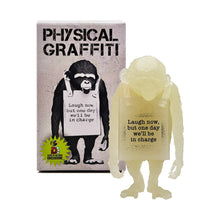 Load image into Gallery viewer, BANKSY x Physical Graffiti &#39;Chimpanzee (Laugh Now)&#39; (2024) GID Vinyl Art Figure