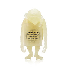 Load image into Gallery viewer, BANKSY x Physical Graffiti &#39;Chimpanzee (Laugh Now)&#39; (2024) GID Vinyl Art Figure