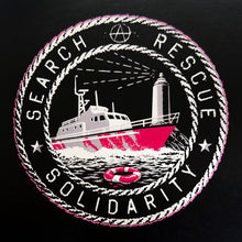 Load image into Gallery viewer, BANKSY 'M.V. Louise Michel Lifeboat' (2023) Framed Authentic Postcard