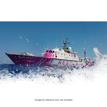 Load image into Gallery viewer, BANKSY 'M.V. Louise Michel Lifeboat' (2023) Framed Authentic Postcard