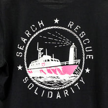 Load image into Gallery viewer, BANKSY 'M.V. Louise Michel Lifeboat' (2023) Official T-Shirt (Adult-Unisex)