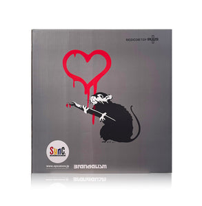 BANKSY x Brandalism 'Love Rat' (black) Polystone Sculpture - Signari Gallery 