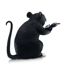 Load image into Gallery viewer, BANKSY x Brandalism &#39;Love Rat&#39; (black) Polystone Sculpture - Signari Gallery 