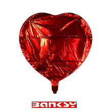 Load image into Gallery viewer, BANKSY x MOCO &#39;Heart&#39; (2020) Original Heart-Shaped Museum Show Mylar Balloon