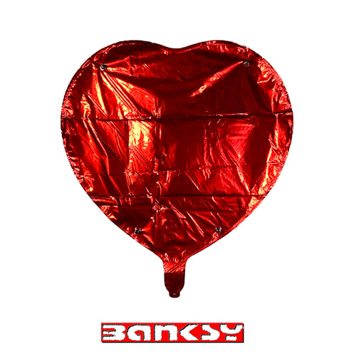 BANKSY x MOCO 'Heart' (2020) Original Heart-Shaped Museum Show Mylar Balloon