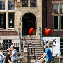 Load image into Gallery viewer, BANKSY x MOCO &#39;Heart&#39; (2020) Original Heart-Shaped Museum Show Mylar Balloon