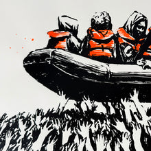 Load image into Gallery viewer, BANKSY &#39;Migrant Boat&#39; (2025) Rare Original Screen Print - Signari Gallery 