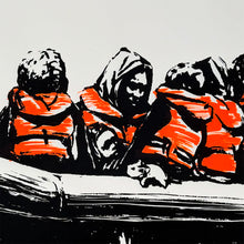 Load image into Gallery viewer, BANKSY &#39;Migrant Boat&#39; (2025) Rare Original Screen Print - Signari Gallery 