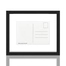 Load image into Gallery viewer, BANKSY 'Modified Oil Painting #21' (2005) Framed Original "Crude Oils" Postcard