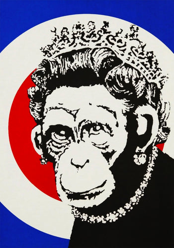 BANKSY 'The Art of Banksy: Monkey Queen' (2021) Offset Lithograph Poster