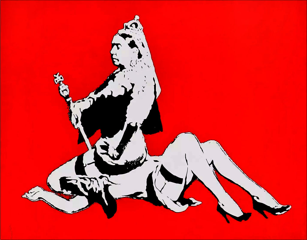 BANKSY 'The Art of Banksy: Queen Vic' (2021) Offset Lithograph Poster - Signari Gallery 