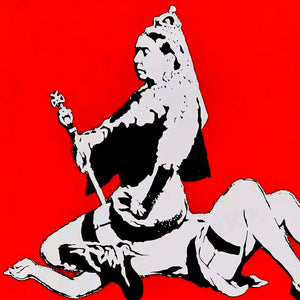 BANKSY 'The Art of Banksy: Queen Vic' (2021) Offset Lithograph Poster - Signari Gallery 