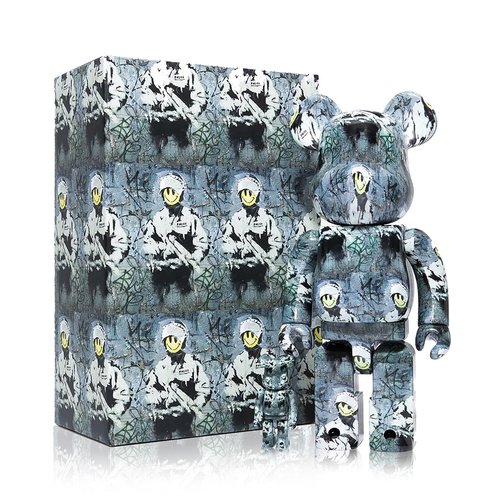 BANKSY x Be@rbrick 'Riot Cop' (2022) Designer Art Figure Set | Signari  Gallery