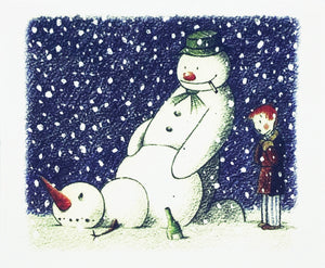 BANKSY 'Santa's Ghetto: Rude Snowman' (2003) Rare Original Christmas Card