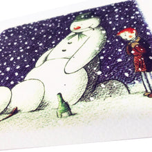 Load image into Gallery viewer, BANKSY &#39;Santa&#39;s Ghetto: Rude Snowman&#39; (2003) Rare Original Christmas Card