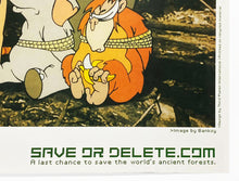 Load image into Gallery viewer, BANKSY &#39;Greenpeace: Save or Delete&#39; (2002) Lithograph Poster