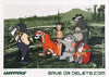 BANKSY 'Save or Delete' (2002) Greenpeace Campaign Decal Sheet