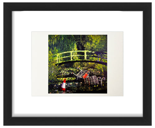 BANKSY 'Show Me the Monet' (2005) Framed Original 