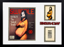 Load image into Gallery viewer, BANKSY &#39;The Naked Truth/Barely Legal&#39; (2006) Custom Framed Magazine + Show Card