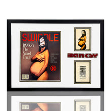 Load image into Gallery viewer, BANKSY 'The Naked Truth' (2006) Custom Framed Original Magazine