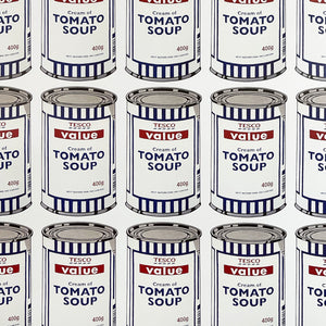 BANKSY 'Tesco Soup Cans' (2006-2017) Rare Offset Lithograph Poster - Signari Gallery 
