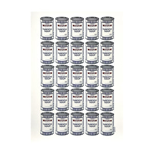 BANKSY 'Tesco Soup Cans' (2006-2017) Rare Offset Lithograph Poster - Signari Gallery 