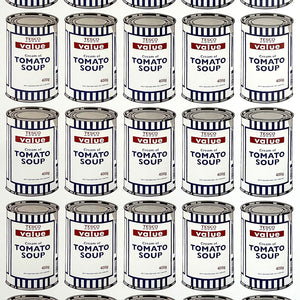 BANKSY 'Tesco Soup Cans' (2006-2017) Rare Offset Lithograph Poster - Signari Gallery 