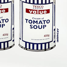 Load image into Gallery viewer, BANKSY &#39;Tesco Soup Cans&#39; (2006-2017) Rare Offset Lithograph Poster - Signari Gallery 