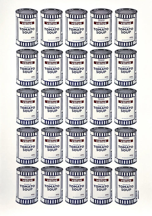 BANKSY 'Tesco Soup Cans' (2006-2017) Rare Offset Lithograph Poster