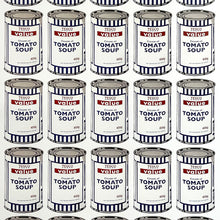 Load image into Gallery viewer, BANKSY 'Tesco Soup Cans' (2006-2017) Rare, Custom Framed Lithograph Poster