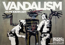 Load image into Gallery viewer, BANKSY &#39;Vandalism as Modern Art&#39; (2018) Rare Original Poster