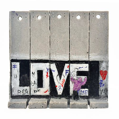 BANKSY 'LOVE' (2019) Rare Original 5-Piece Walled Off Hotel Sculpture - Signari Gallery 