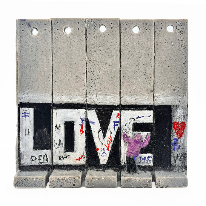 BANKSY 'LOVE' (2019) Rare Original 5-Piece Walled Off Hotel Sculpture