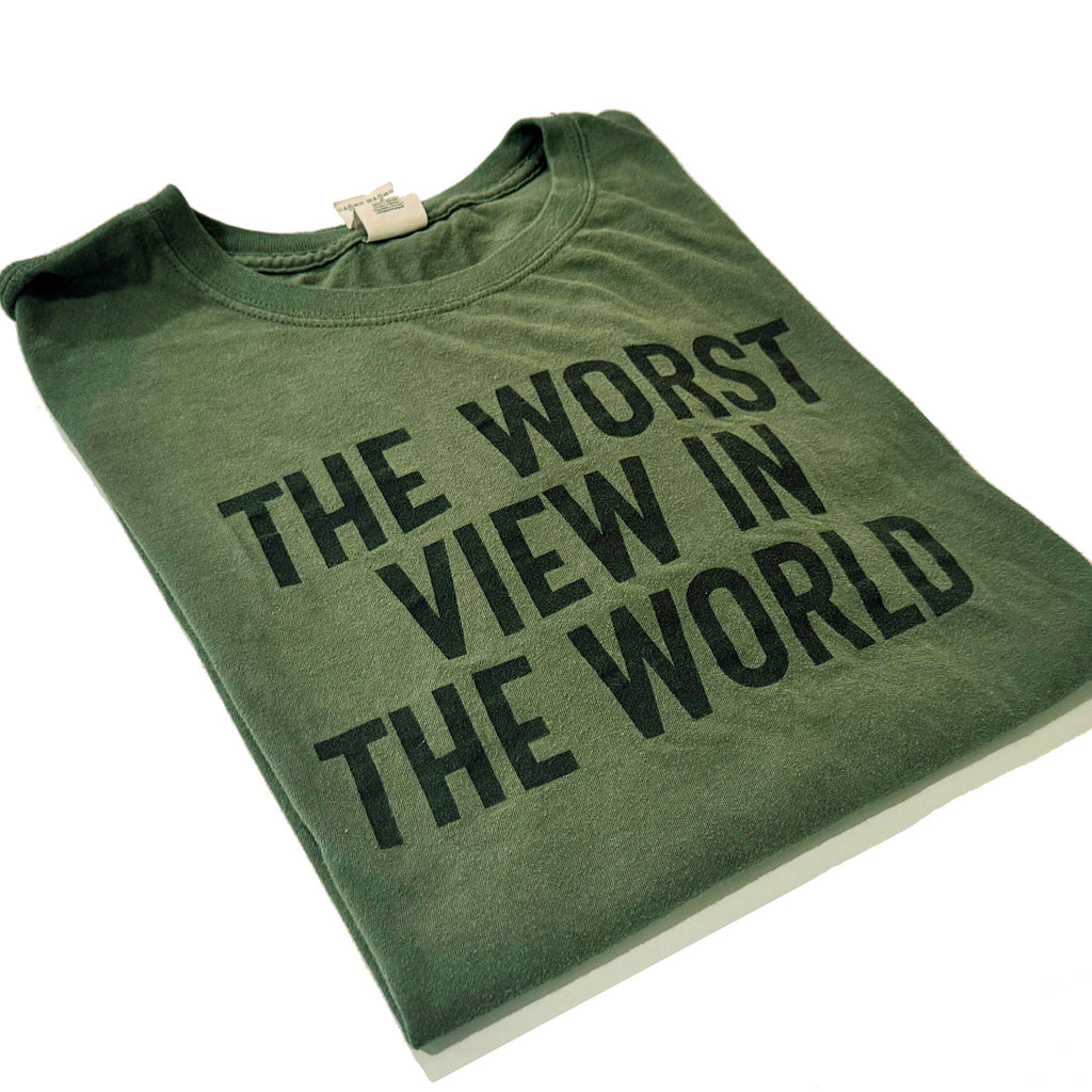 BANKSY 'The Worst View in the World' (2020) Screen Print Original "Walled Off Hotel" T-shirt (XL)