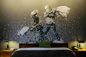 BANKSY 'The Worst View in the World' (2020) Screen Print Original "Walled Off Hotel" T-shirt (XL)