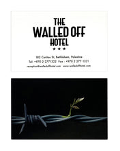 Load image into Gallery viewer, BANKSY &#39;Walled Off Hotel&#39; (2017) Original Business Card