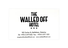 Load image into Gallery viewer, BANKSY &#39;Walled Off Hotel&#39; (2017) Original Business Card