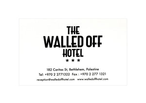 BANKSY 'Walled Off Hotel' (2017) Original Business Card