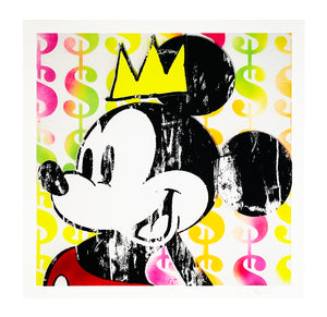 BEN ALLEN 'King Mickey w/Crown 2' 3D Constructed Print - Signari Gallery 