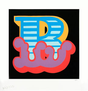 BEN EINE 'B' (Version 2) Framed Screen Print - Signari Gallery 