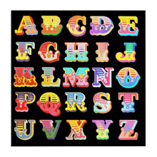 Load image into Gallery viewer, BEN EINE &#39;Circus Alphabet&#39; (2017) Framed Hand-Signed Lenticular Card (black) - Signari Gallery 