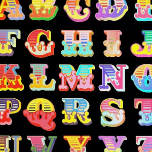 BEN EINE 'Circus Alphabet' (2017) Framed Hand-Signed Lenticular Card (black) - Signari Gallery 