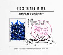 Load image into Gallery viewer, BISCO SMITH &#39;Waves&#39; Screen Print - Signari Gallery 