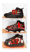 Load image into Gallery viewer, CHICAGO BULLS x NIKE &#39;The Last Dance&#39; (2021) Bespoke Jordan/Pippen/Rodman Shoe Set w/Displays