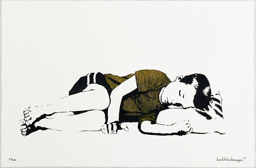 BUMBLEBEELOVESYOU 'Passed Out' (2015) Screen Print - Signari Gallery 