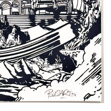 Load image into Gallery viewer, BUSTART &#39;Lost&#39; (2024) Unique Hand-Signed Screen Print - Signari Gallery 