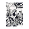 BUSTART 'Lost' (2024) Unique Hand-Signed Screen Print - Signari Gallery 