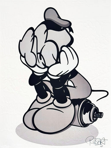 BUSTART 'Mr. Pop' (2024) Embossed AP Screen Print (mono)