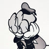 BUSTART 'Mr. Pop' (2024) Embossed AP Screen Print (mono) - Signari Gallery 