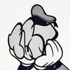 BUSTART 'Mr. Pop' (2024) Embossed AP Screen Print (mono) - Signari Gallery 